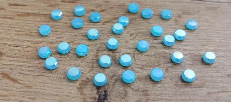 Korálka - 8 mm - tyrkys ab, 