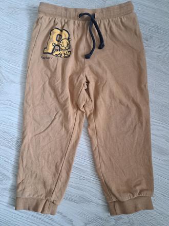 Svetlo-hnedé tepláky s tigrom, 98