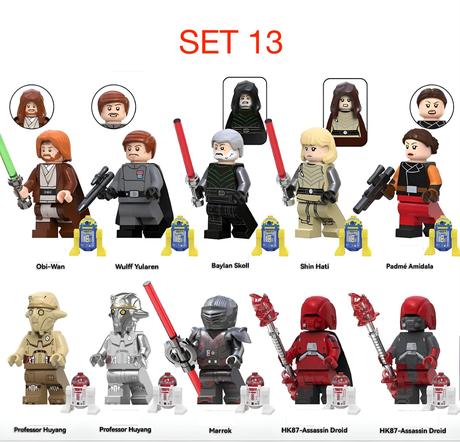 Rôzne figúrky star wars 8 (8ks) typ lego - nové,
