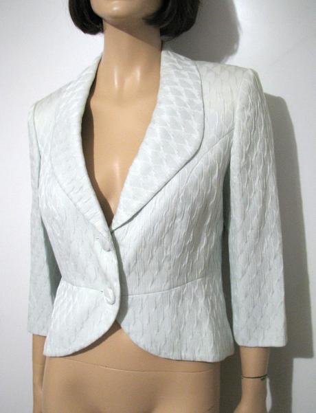 Svetlé mentolové sako, l