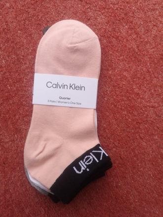 Calvin klein dámske ponožky 3 páry veľkosť 37-41, calvin klein,37 / 38 / 39 / 40 / 42