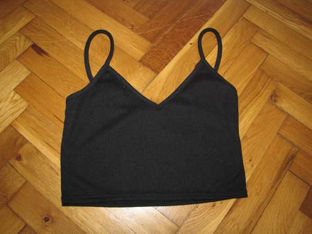 Čierny bralet boohoo, 38