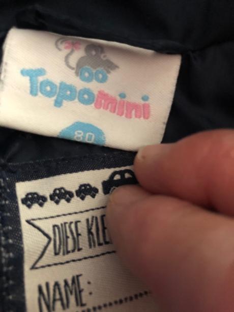 Vestička pestrofarebná, topomini,80