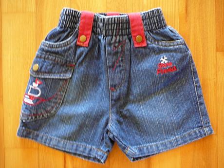 Riflové šortky veľ. 6m/68, 68