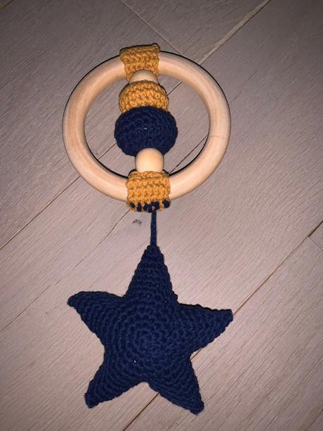 Hačkovane hračka, hryzatko, hrkalka, 