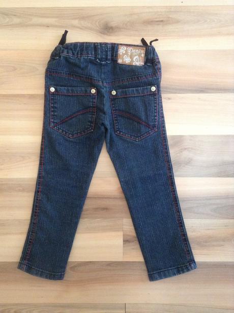 Slim rifličky, 1 1/2-3r., denim,98