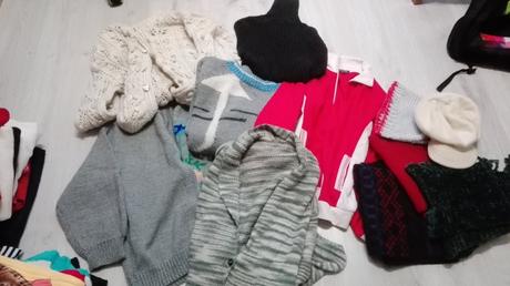 Balík vecí na zimu, s