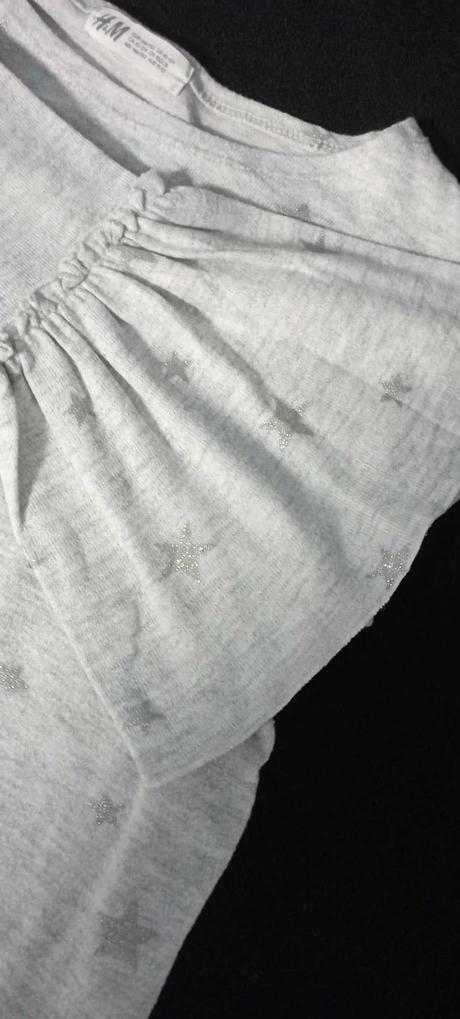 Tričko s trblietavými hviezdičkami 146/152, h&m,146