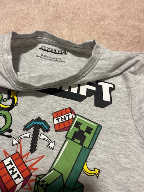 Tričko minecraft, f&f,140