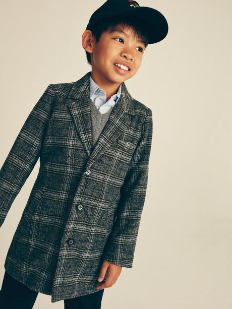 Elegantný karovany kabát reserved, reserved,152 / 158 / 164