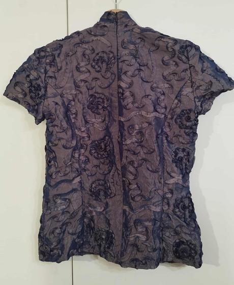 Blúzka zlato modrá, m