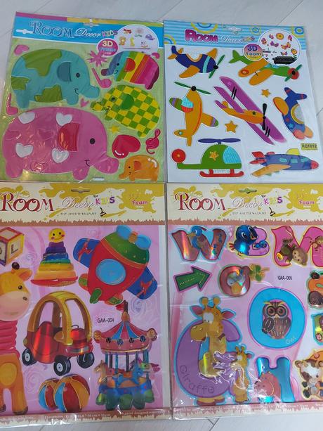 Nálepky na stenu 38x30, 