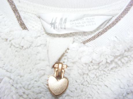 Teplá chlpatá mikina h&m - 98/104, h&m,98