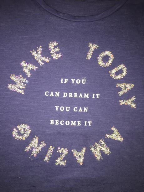 1x oblečené tričko 122/128, c&a,122