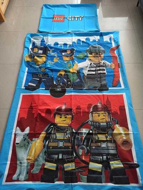 Bavlnené obliečky lego city (originál), šírka (cm): 140,dĺžka (cm): 200