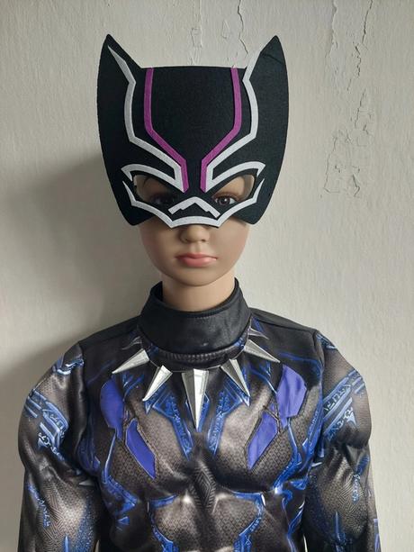 Black panther karnevalový komplet kostým veľ.116,