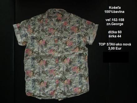 Košeľa veľ.152-158, george,158