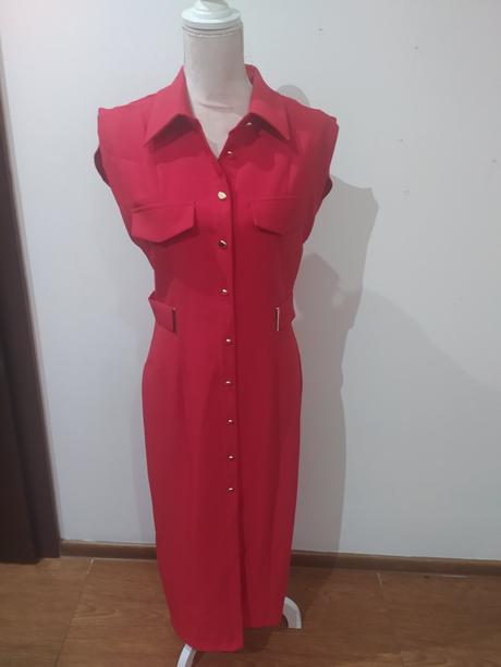 Košeľove maxi šaty, zara,l