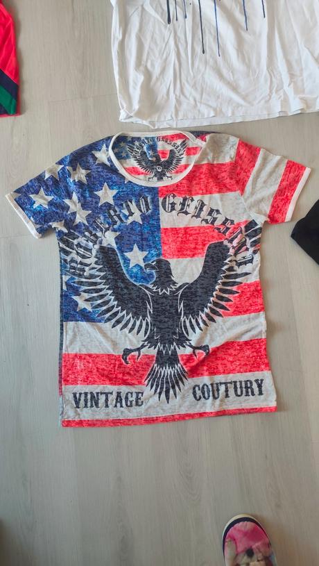 Takmer nové zn. bavlnené tričká-polokošele, v.xl, xl