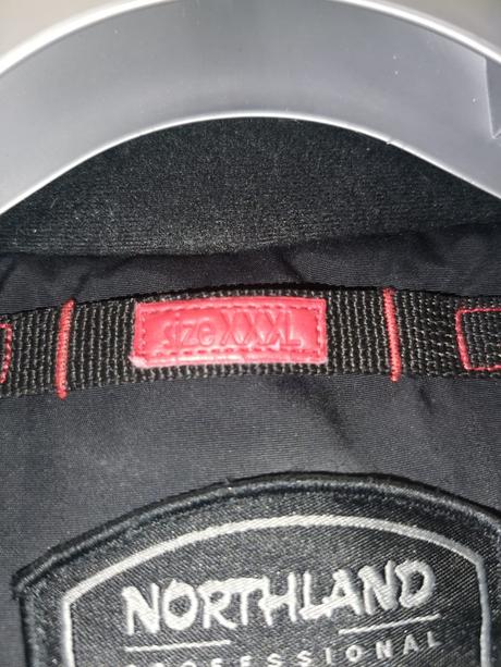Northland profesional xxxl, pánska čierna vetrovka, xxxl