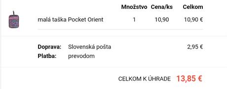 Pinkie malá taška pocket, pinkie