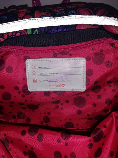 Školská taška topgal, 