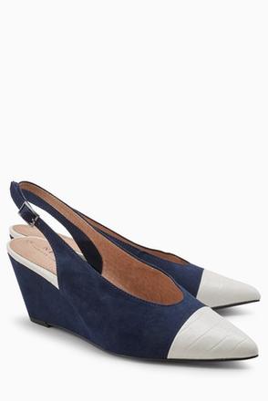 Lodičky s bielou špičkou, next,40