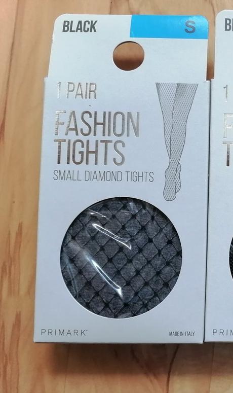 Čierne vzorované pančuchy - s, primark,m