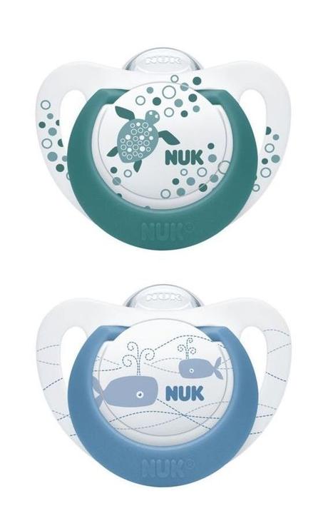 Nuk silikónový cumlík genius color 6-18m, 2ks, nuk