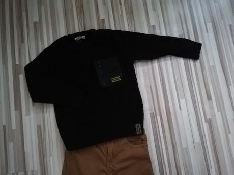 Čierny svetrík, h&m,98