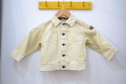 Detská žltá menčestrová bunda 86, 86