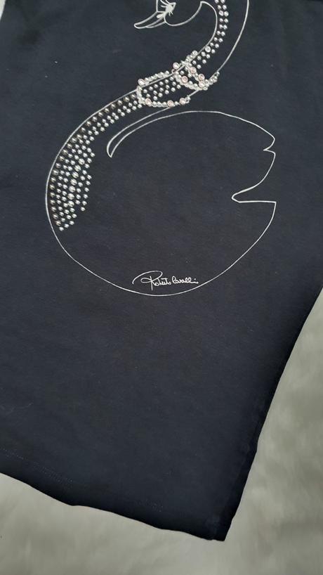 Bavlnené tričko roberto cavalli, 110