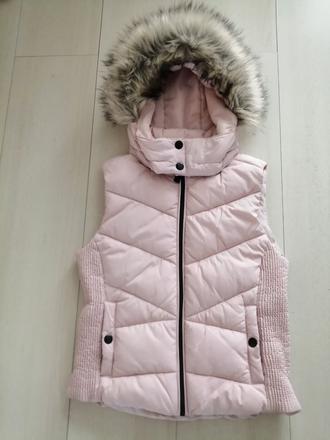 Vesticka pre dievčatka ruzova h&m vel. 134-140, h&m,134