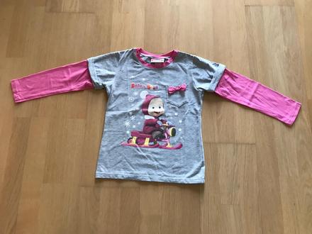 Bavlnené tričko máša a medveď, 116