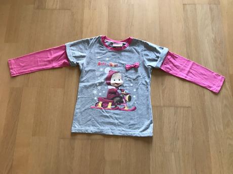 Bavlnené tričko máša a medveď, 116