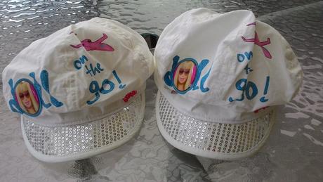 Šiltovky pre dvojičky, barbie,56