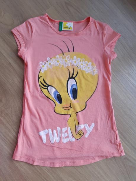 Bavlnené tričko s tweety zn. benetton, benetton,134