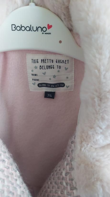 Kabátik- flausovy, 74