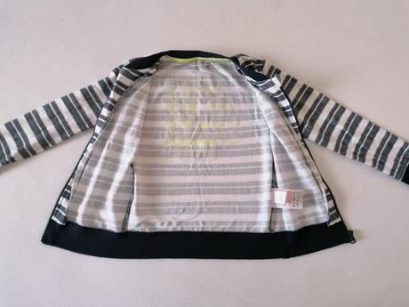 Bavlnená tenšia mikina dirkje s nápisom na chrbte, dirkje,116