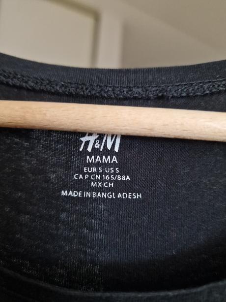 Tehotenské tričko h&m mama, s, h&m,s