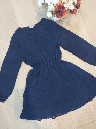 Šifonove šaty so spodnicou- top stav, xs