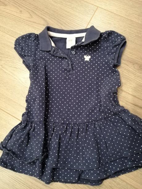 Šaty polo, h&m,80