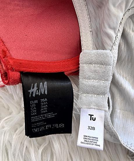 2x podprsenka, h&m,75a