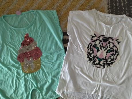 Tričká s flitrami 146/152, 146