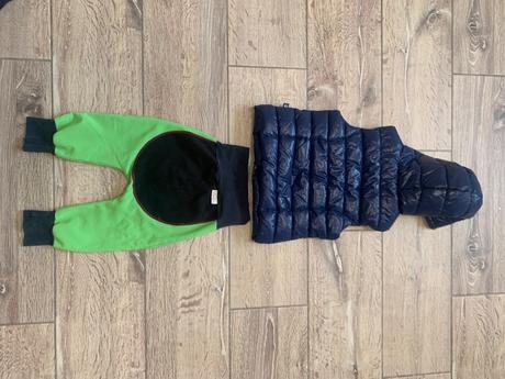 Vimba softshellové nohavice, benetton perová vesta, benetton,98