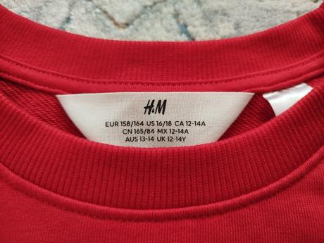Krásna vianočná mikina h&m - top stav, h&m,164