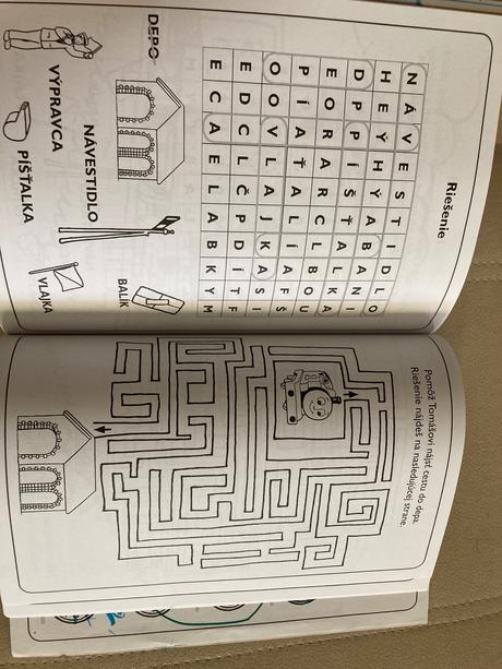 Knihy omaľovánky a úlohy tomáš a kamarati, 