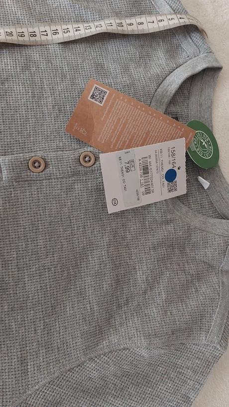 Tričko s dlhým rukávom, c&a,158