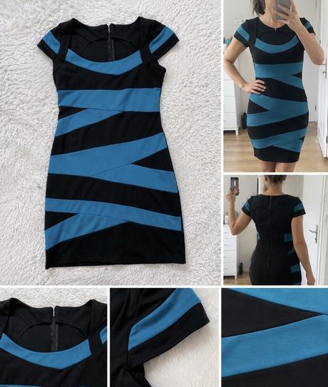 Bandážové sexy elegantne saty, m