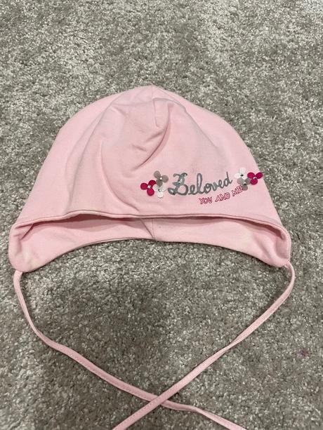 Čiapky 3ks pre dievča 6-9 mes., 74